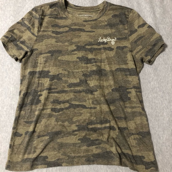 Lucky Brand Medium Camo Tee - Picture 1 of 4